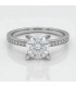 Λευκόχρυσο δαχτυλίδι 14Κ Μονόπετρο με Lab Grown Diamonds D056711 D056711