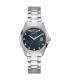 Γυναικείο ρολόι Guess Aura Silver Bracelet με ζιργκόν GW0047L1 GW0047L1