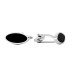 Μανικετόκουμπα ανδρικά από ατσάλι Oval Visetti MJ-MN007B MJ-MN007B
