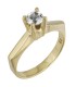 Χρυσό μονόπετρο Topaz Κ14 D025748 D025748